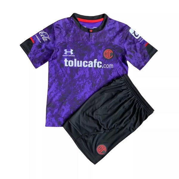 Camiseta Toluca 3ª Kit Niño 2021 2022 Purpura